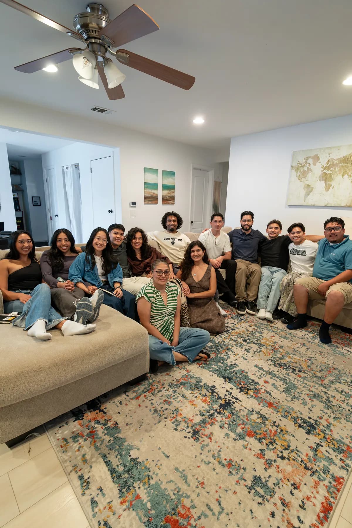 MCU Mastermind attendees gathered together in the living room